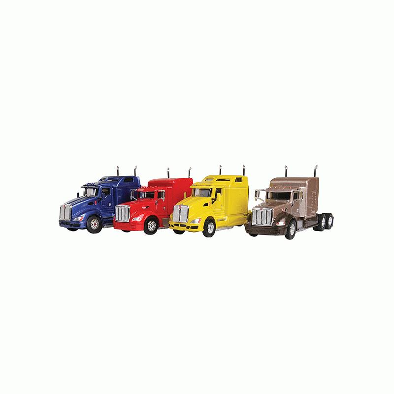 Trucks n Stuff 100123 HO Semi Tractor Super #2 Assembled Peterbilt 386 (4)