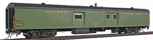 Rapido Trains 106253 HO Ontario Northland Baggage Express Car #413 (green)