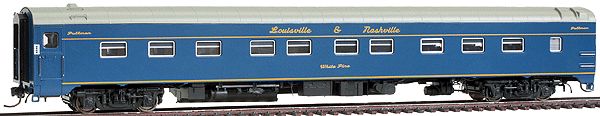 Rapido Trains 113087 HO Louisville & Nashville 6-4-6 Sleeper #3469 White Pine