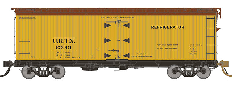 Rapido Trains 121024 HO Union Refrigerator Transit 37' Wood Meat Reefer (4)
