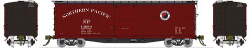 Rapido Trains 130005 HO Northern Pacific NP 10000-Series 40' Wood Boxcar