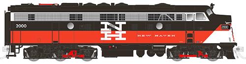 Rapido Trains 15502 N New Haven EMD FL9 with LokSound & DCC #2007