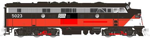 Rapido Trains 15528 N Penn Central EMD FL9 with LokSound & DCC #5023
