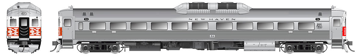 Rapido Trains 16073 HO New Haven Budd RDC-1 Phase 1B - Standard DC No #