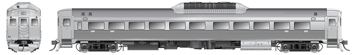 Rapido Trains 16500B HO Painted, Unlettered Budd RDC-1 Phase 1C
