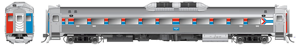 Rapido Trains 16536 HO Amtrak Budd RDC-1 Phase 1B with Sound & DCC No Number