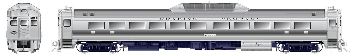 Rapido Trains 16589 HO Reading Budd RDC-1 Phase 2 with Sound & DCC #9151