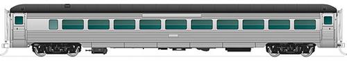 Rapido Trains 17098 HO Painted,Unlettered Pullman-Bradley Coach with Skirts