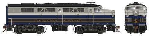 Rapido Trains 21003 HO Baltimore & Ohio Alco FA-2 - Standard DC No Number