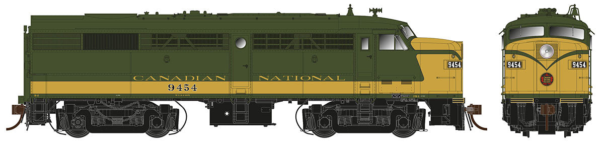 Rapido Trains 21512 HO Canadian National MLW FA-2 #9454