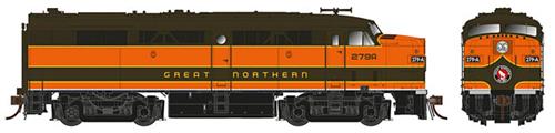 Rapido Trains 21533 HO Great Northern ALCO FPA-2 Diesel Loco Sound/DC/DCC #277B
