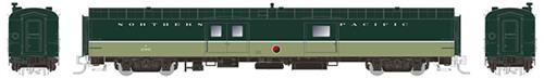 Rapido Trains 506043 N Northern Pacific 73' Smooth Side Baggage-Express #224