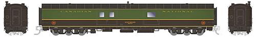 Rapido Trains 506506 N Canadian National 73' Smooth Side Baggage-Express #9173