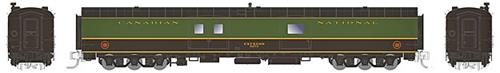 Rapido Trains 506507 N Canadian National 73' Smooth Side Baggage-Express #9186