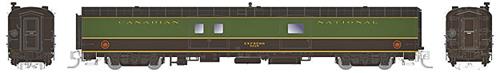 Rapido Trains 506511 N Canadian National 73' Smooth Side Baggage-Express #9228
