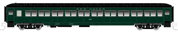 Rapido Trains 509003 N New Haven Lightweight 10-Window Coach #8258