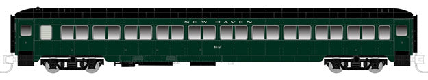 Rapido Trains 509004 N New Haven Lightweight 10-Window Coach #8260