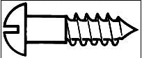Walthers 947-1197 #1 1/2" Brass-Plated Wood Screws (Pack of 24)
