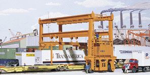Walthers 933-3122 HO MI-JACK Translift Intermodal Crane Building Kit