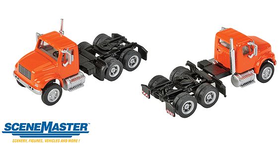 Walthers 949-11183 HO Orange International 4900 Dual-Axle Semi Tractor Only