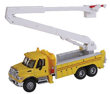 Walthers 949-11752 HO International 7600 Utility Truck with Bucket Lift