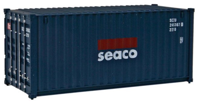 Walthers 949-8054 HO Assembled Seaco 20' Corrugated Container