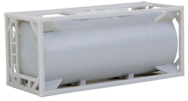 Walthers 949-8100 HO Undecorated 20' Tank Container Kit