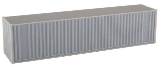 Walthers 949-8200 HO Undecorated 40' Hi Cube Corrugated Container with Flat Roof