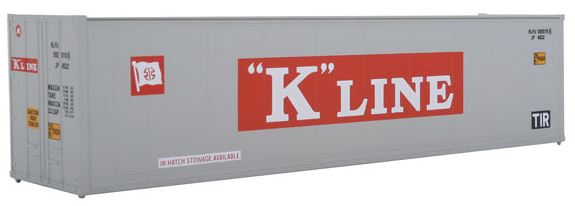 Walthers 949-8351 HO K-Line 40' Hi Cube Smooth Side Reefer Container
