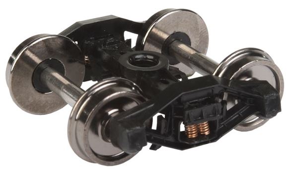 Walthers 920-2007 HO Sprung Trucks w/33" Metal Wheels & Axles (Pack of 2)