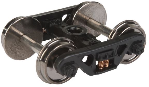 Walthers 920-2010 HO Sprung Trucks with 36" Metal Wheels & Axles (Pack of 2)