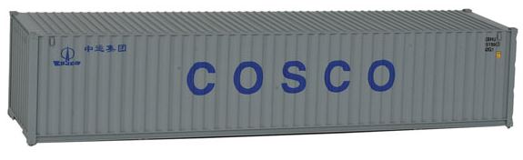 Walthers 949-8155 HO China Ocean Shipping Co. 40' Corrugated Container