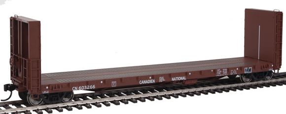 Walthers 920-104311 HO Canadian National 50' CC&F Bulkhead Flatcar #603266