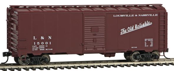 Walthers 910-1679 HO Louisville & Nashville 40' AAR 1944 Boxcar #15001