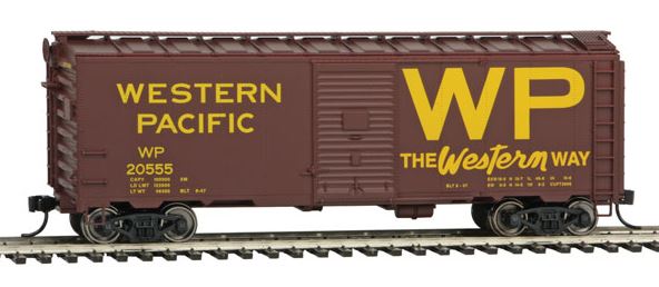 Walthers 910-1686 HO Western Pacific™ 40' AAR 1944 Boxcar #20555