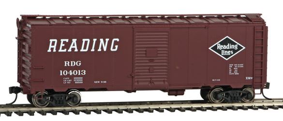 Walthers 910-1683 HO Reading 40' AAR 1944 Boxcar #104013
