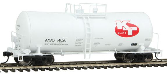 Walthers 920-100131 HO KT Clays AMMX 40' UTLX Funnel-Flow Tank Car #14020