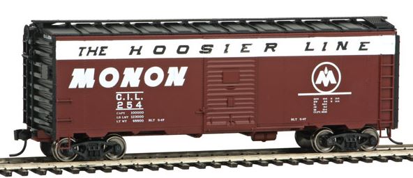 Walthers 910-1675 HO Monon (The Hoosier Line Slogan) 40' AAR 1944 Boxcar #254