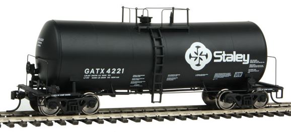 Walthers 920-100140 HO Staley 40' UTLX 16k Gallon Funnel-Flow Tank Car #4221