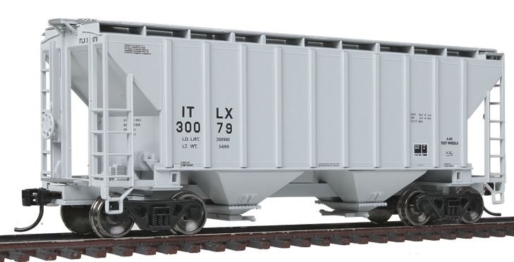 Walthers 910-7117 HO ITLX 37' 2980 Cubic-Foot 2-Bay Covered Hopper #30079