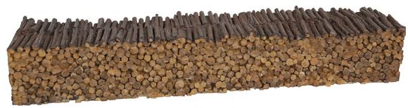 Walthers 949-3100 HO Pulpwood Load Fits Walthers 50' CC&F Bulkhead Flatcars