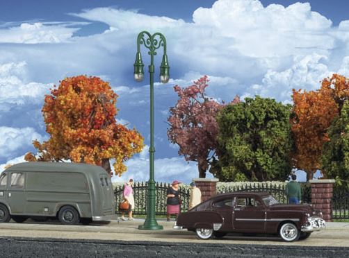 Walthers 949-4300 HO 1/2 x 3-3/8" Double-Arm Boulevard Street Light