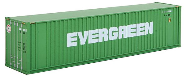 Walthers 949-8802 N Assembled Evergreen 40' Hi Cube Ribbed Side Container