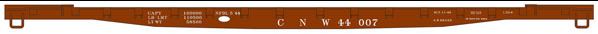 Walthers 910-5114 HO CNW 53' GSC Piggyback Service Flatcar #44443