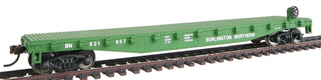 Walthers 931-1601 HO Burlington Northern Flatcar #621857 - Ready to Run