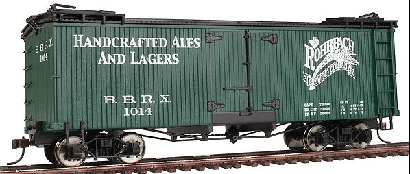 Bachmann 27482 On30 Rohrbach's Brewing Billboard Reefer #1015