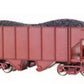 Bachmann 27999 On30 Painted & Unlettered 2-Bay Steel Hopper (Oxide Red)