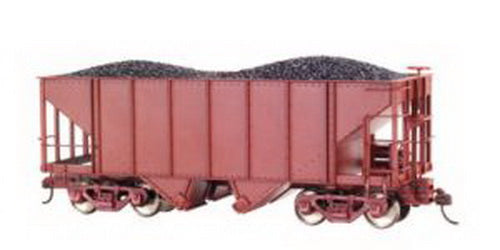 Bachmann 27999 On30 Painted & Unlettered 2-Bay Steel Hopper (Oxide Red)