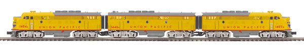 MTH 20-2820-1 Union Pacific F-3 ABA Diesel Engine Set w/PS 2.0 #1448/1450/1408B