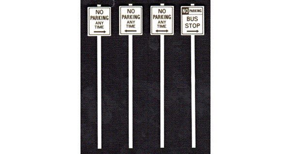 Tichy 2066 O No Parking Signs (Pack of 8)
